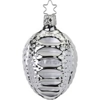 Inge-Glas Christbaumanhänger Blattornament, 8,5 cm,...