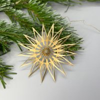 DWM Weihnachtsstern Design A Klassik gold 8 cm