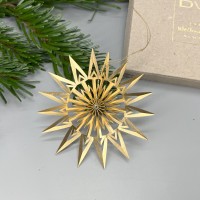 DWM Weihnachtsstern Design B Klassik gold 8 cm