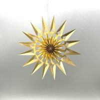 DWM Weihnachtsstern Design A modern gold 16 cm