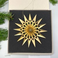 DWM Weihnachtsstern Design A modern gold 16 cm