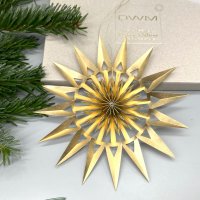 DWM Weihnachtsstern Design A modern gold 16 cm