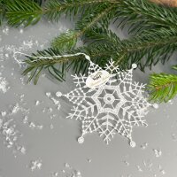 VOGEL Stickerei - Fensteranhänger Eisstern, Plauener...