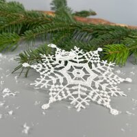 VOGEL Stickerei - Fensteranhänger Schneestern 1,...