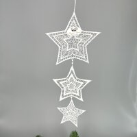 VOGEL Stickerei - Fensteranhänger Kette...