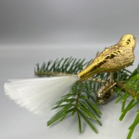 Inge-Glas Vogel gold glanz