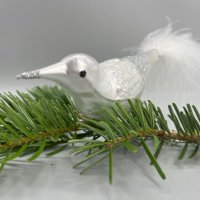 Inge-Glas Vogel White Feathers