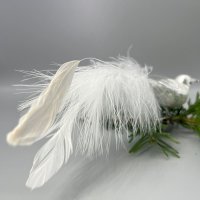 Inge-Glas Vogel White Feathers